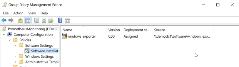 Prometheus Active Directory Deployment