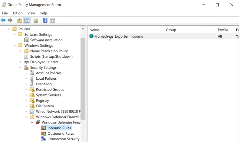 Prometheus Active Directory Deployment