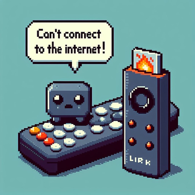 Firestick can't connect to the Internet.