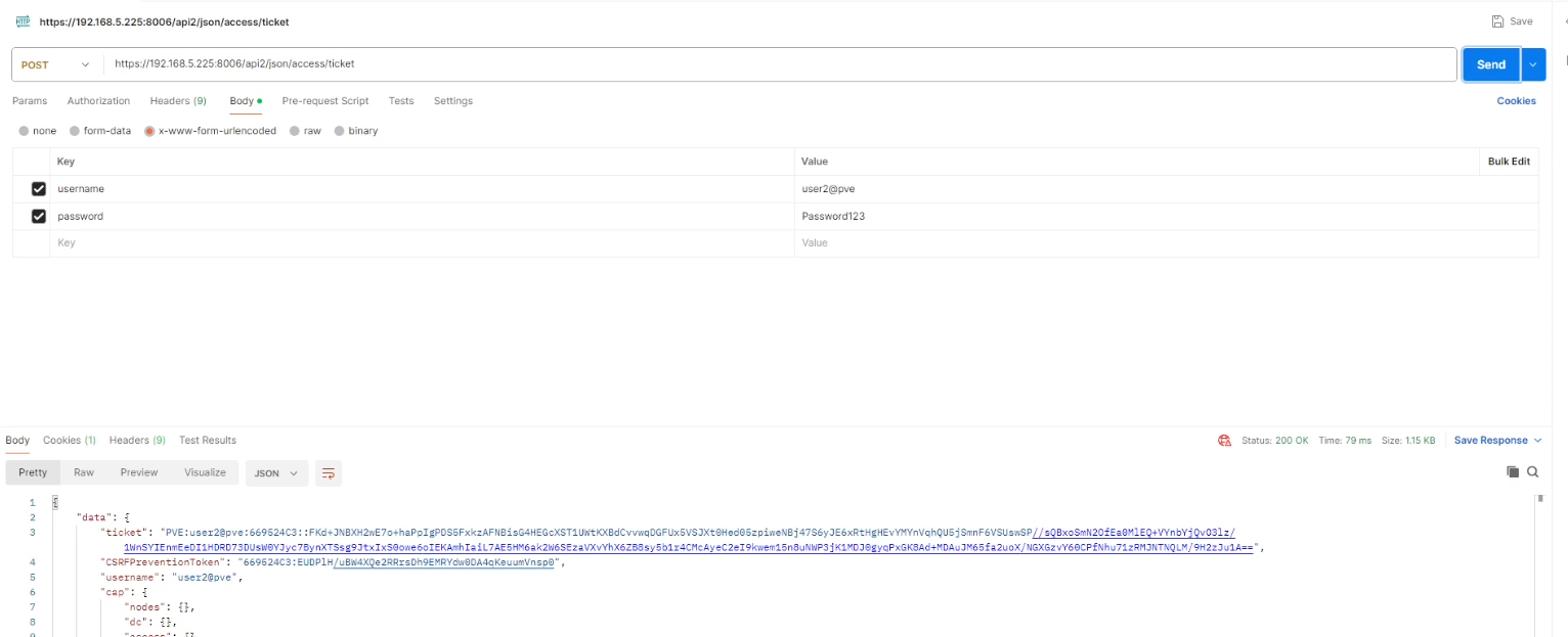 Proxmox API 4